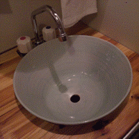 整体院手洗い鉢